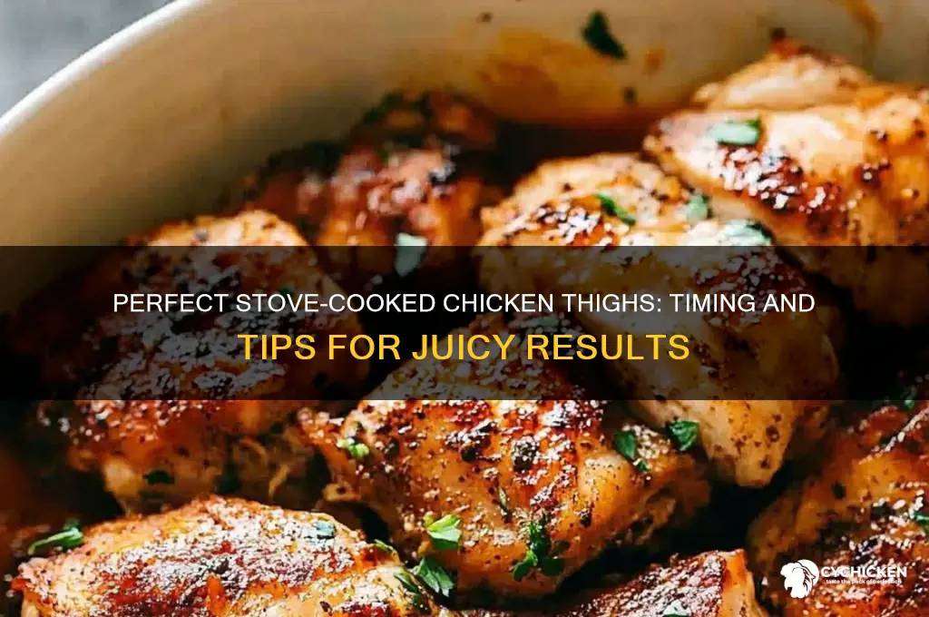 how long to cook cut up chicken thighs on stove