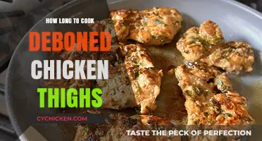 Perfectly Cooked Deboned Chicken Thighs: Timing Tips for Juicy Results