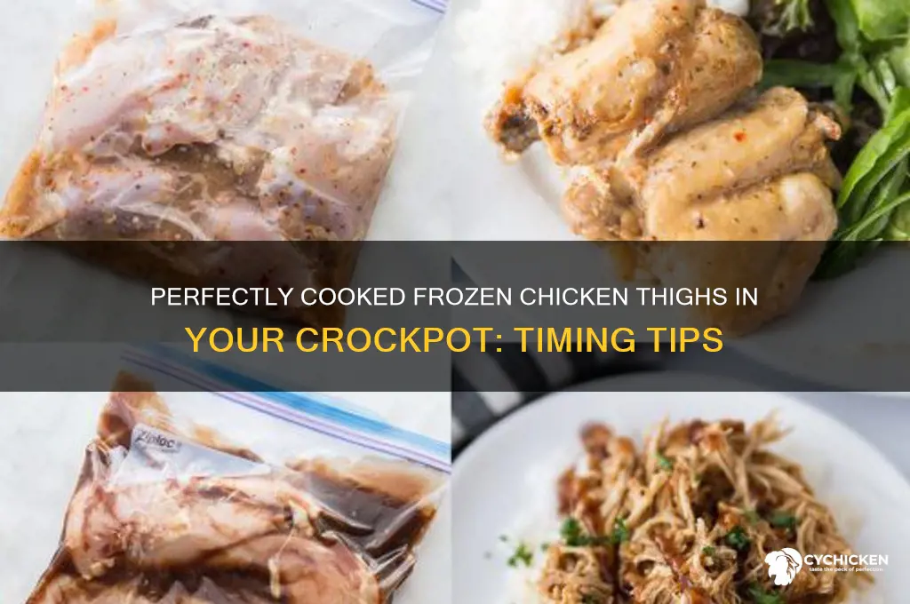how long to cook frozen chicken thighs in crockpot