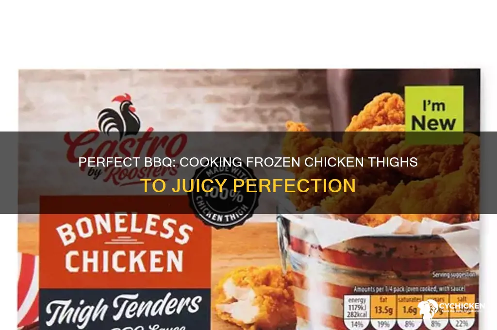 how long to cook frozen chicken thighs on bbq
