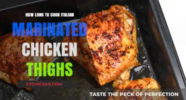 Perfect Italian Marinated Chicken Thighs: Cooking Time & Tips