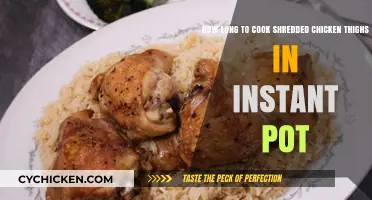 Perfectly Cooked Shredded Chicken Thighs in Your Instant Pot: Timing Tips