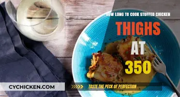 Perfectly Cooked Stuffed Chicken Thighs at 350°F: Timing Tips