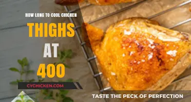 Cooling Chicken Thighs Perfectly: Timing Tips for 400°F Cooking