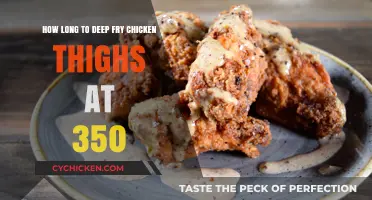 Perfect Crispy Chicken Thighs: Deep Frying Time at 350°F