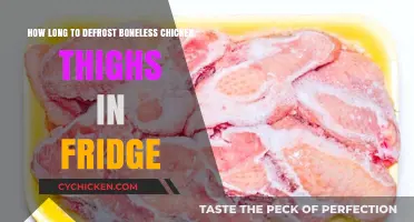 Defrosting Boneless Chicken Thighs: Safe Fridge Thawing Time Guide