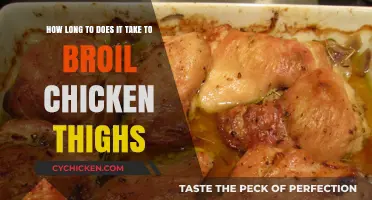 Perfectly Broiled Chicken Thighs: Timing Tips for Juicy Results