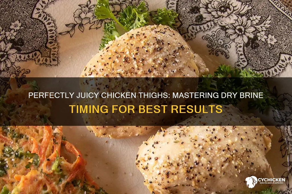 how long to dry brine chicken thighs
