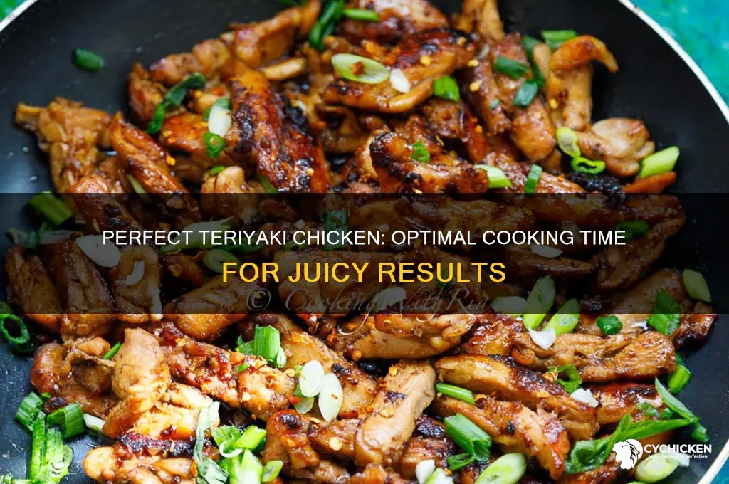 how long to eoak chicken in teriki sauce