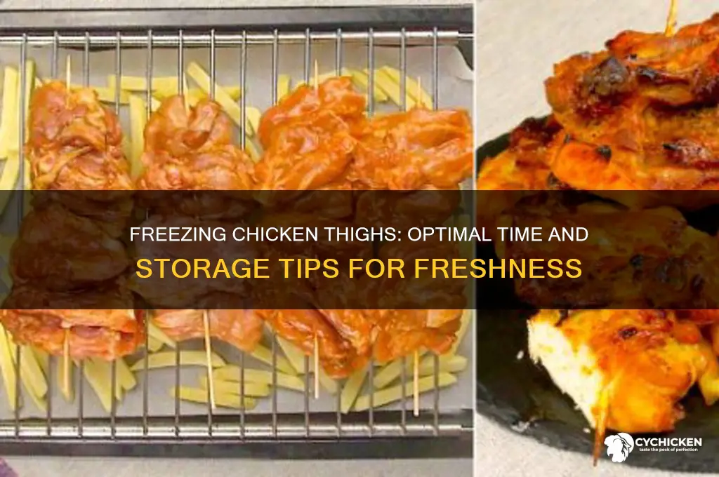 how long to freeze chicken thighs