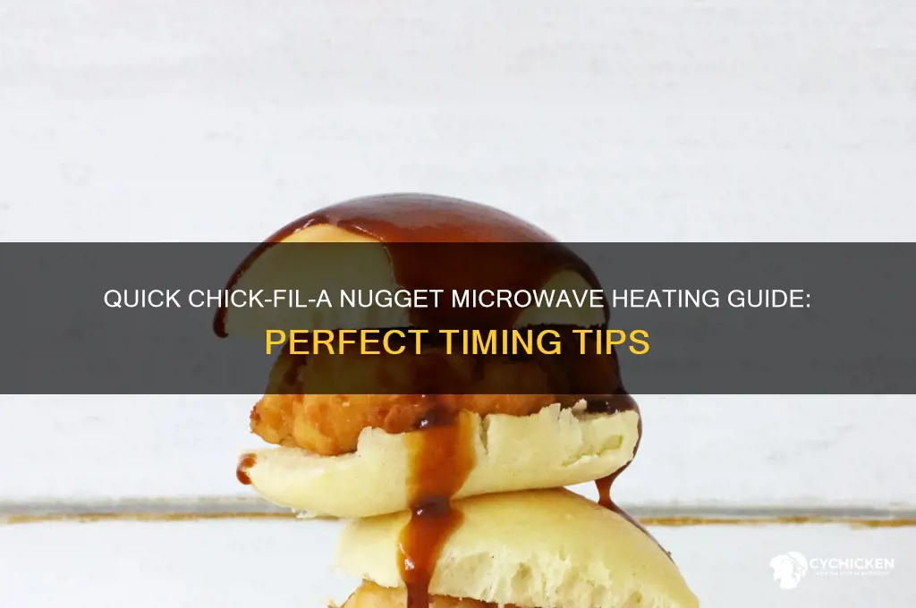 how long to heat up chick fil a nuggets microwave