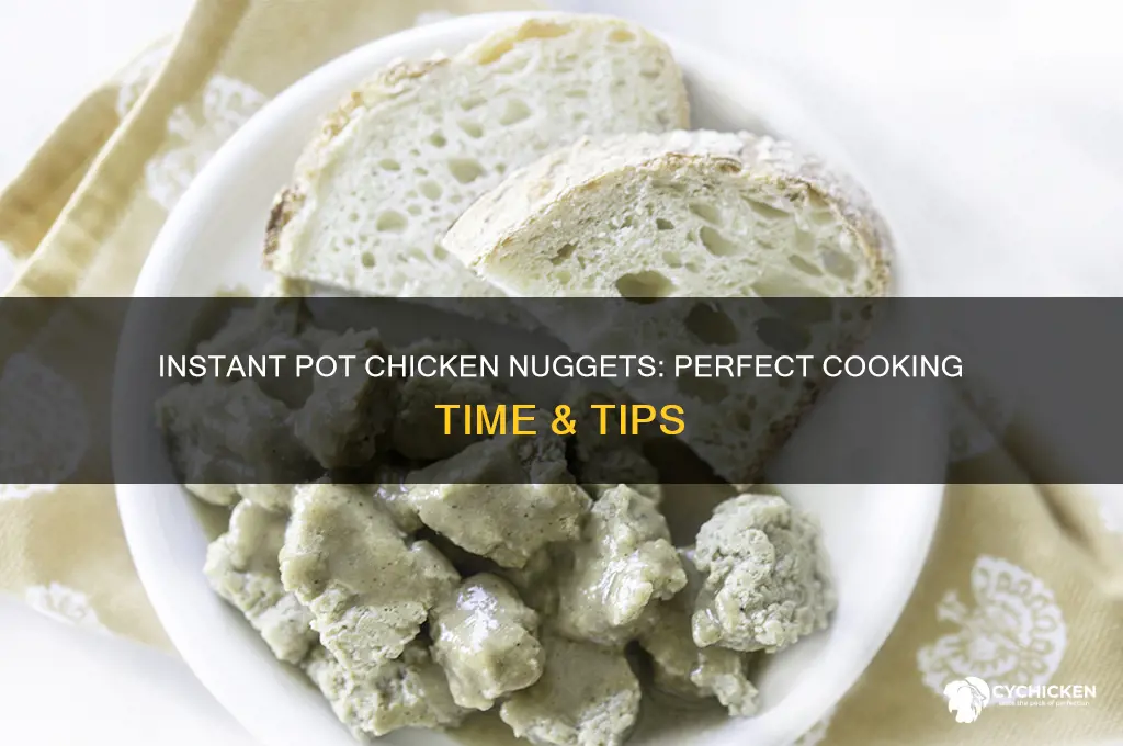 how long to i cook chicken nuggets in instant pot