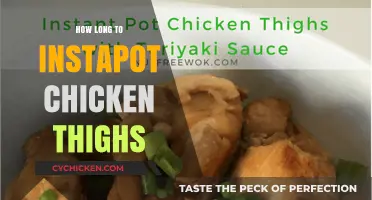 Perfectly Cooked Instant Pot Chicken Thighs: Timing and Tips
