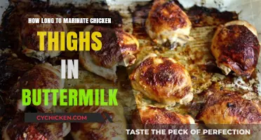 Perfect Buttermilk Marinade Time for Juicy Chicken Thighs