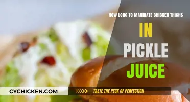 Perfect Pickle Juice Marinade Time for Juicy Chicken Thighs