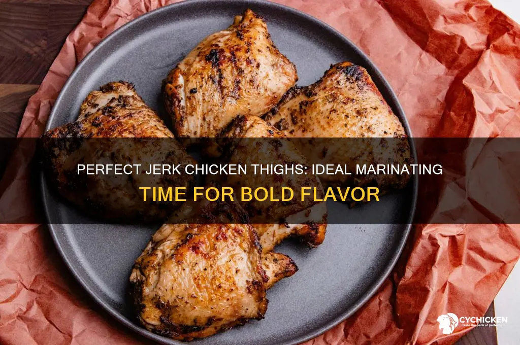 how long to marinate jerk chicken thighs
