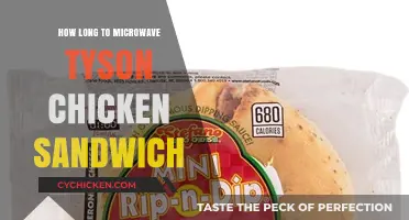 Perfectly Heating Tyson Chicken Sandwich: Microwave Time Guide