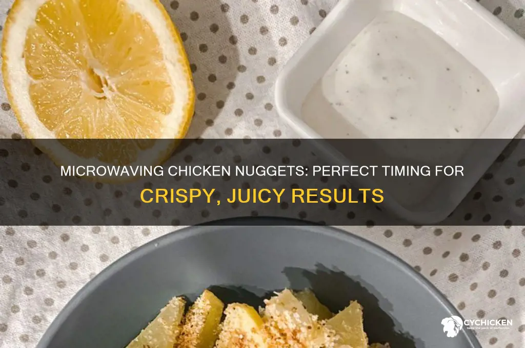 how long to microwaving chicken nuggets