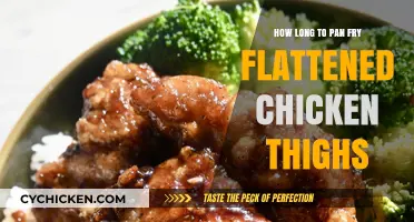 Perfect Pan-Fried Flattened Chicken Thighs: Timing Tips for Crispy Results