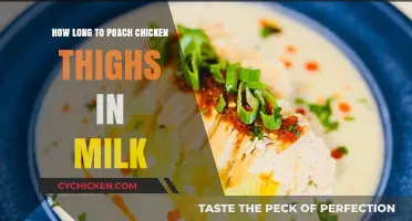 Perfectly Poached Chicken Thighs in Milk: Timing and Tips