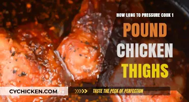 Perfect Pressure Cooker Chicken Thighs: 1 Pound Cooking Time Guide