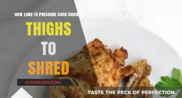 Perfectly Shredded Chicken Thighs: Pressure Cooking Time Guide