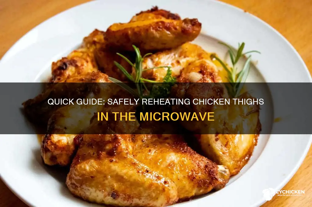 how long to reheat chicken thigh in mircowave