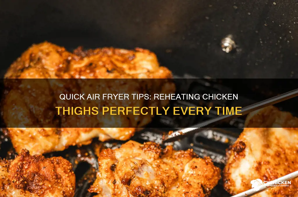 how long to reheat chicken thighs in air fryer