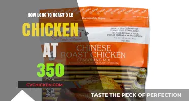 Perfect Roast: Timing for a 3 lb Chicken at 350°F