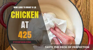 Perfect Roast: Timing for an 8 lb Chicken at 425°F