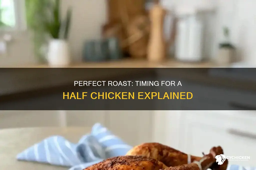how long to roast a 1 2 chicken