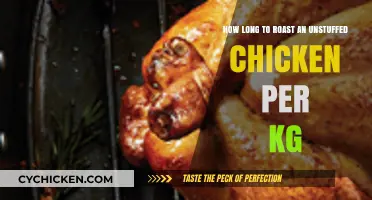 Perfect Roast: Unstuffed Chicken Cooking Time per Kilogram Guide