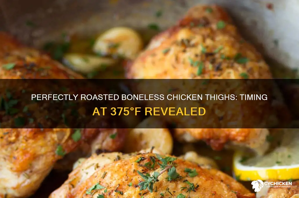 how long to roast boneless chicken thighs at 375