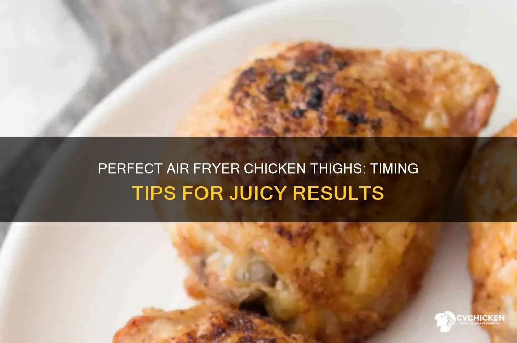 how long to roast chicken thigh in air fryer