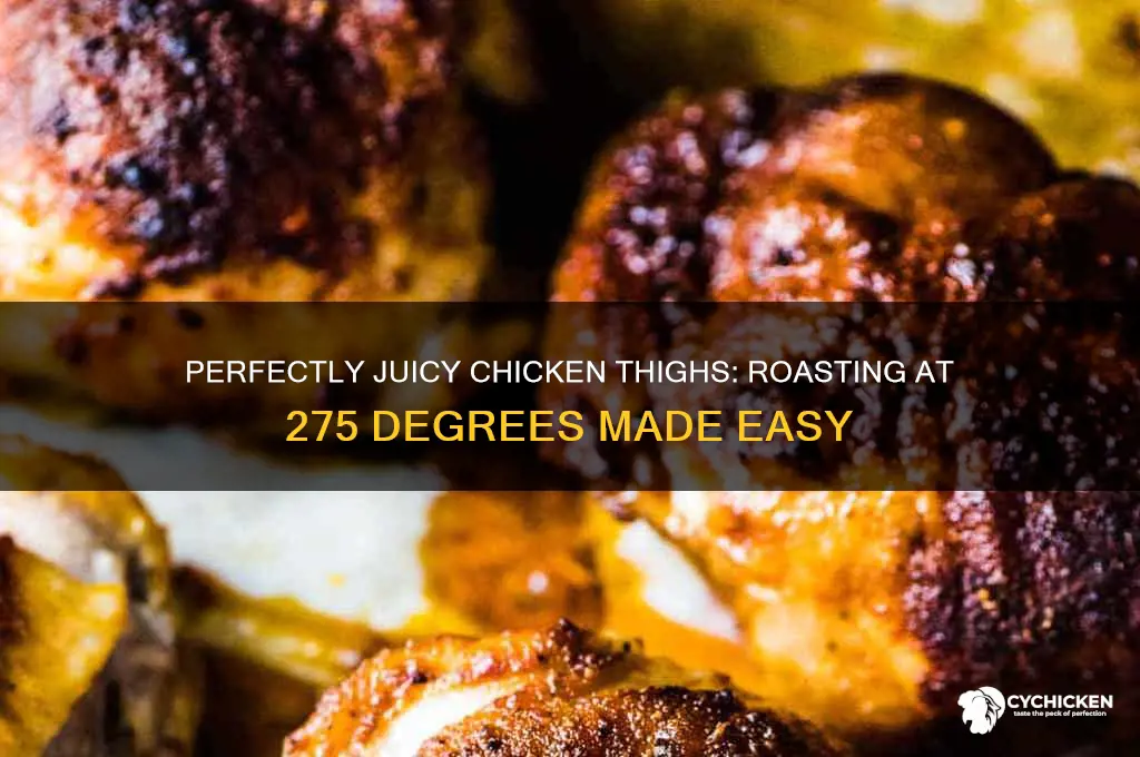 how long to roast chicken thighs at 275 degrees