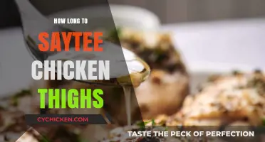 Perfectly Cooked Chicken Thighs: Mastering the Ideal Sauté Time