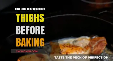 Perfectly Seared Chicken Thighs: Timing Tips Before Baking