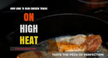 Perfectly Seared Chicken Thighs: Mastering High-Heat Cooking Time