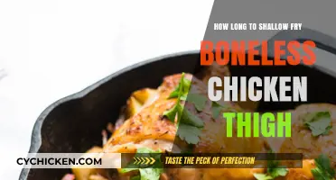Perfectly Crispy Shallow-Fried Boneless Chicken Thighs: Timing Tips