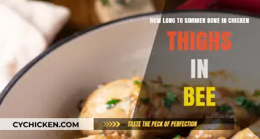 Perfectly Simmered Bone-In Chicken Thighs in Beer: Timing Tips