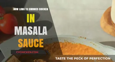 Perfect Chicken in Masala Sauce: Simmering Time for Rich Flavor