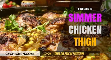 Perfectly Tender Chicken Thighs: Simmering Time and Tips