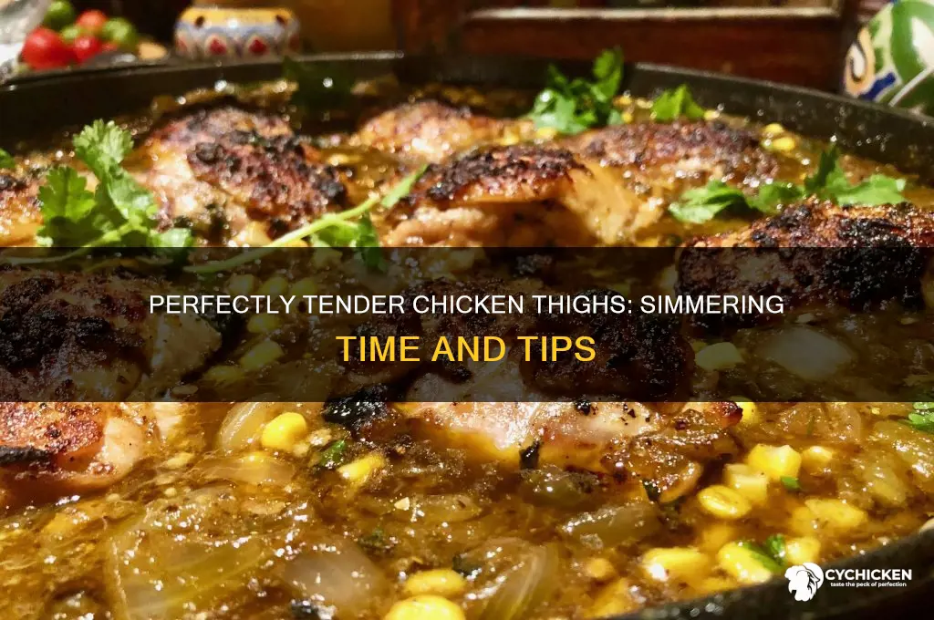 how long to simmer chicken thigh