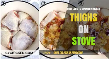 Perfectly Tender Chicken Thighs: Simmering Time on the Stove