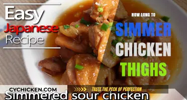 Perfectly Simmered Chicken Thighs: Timing Tips for Juicy Results
