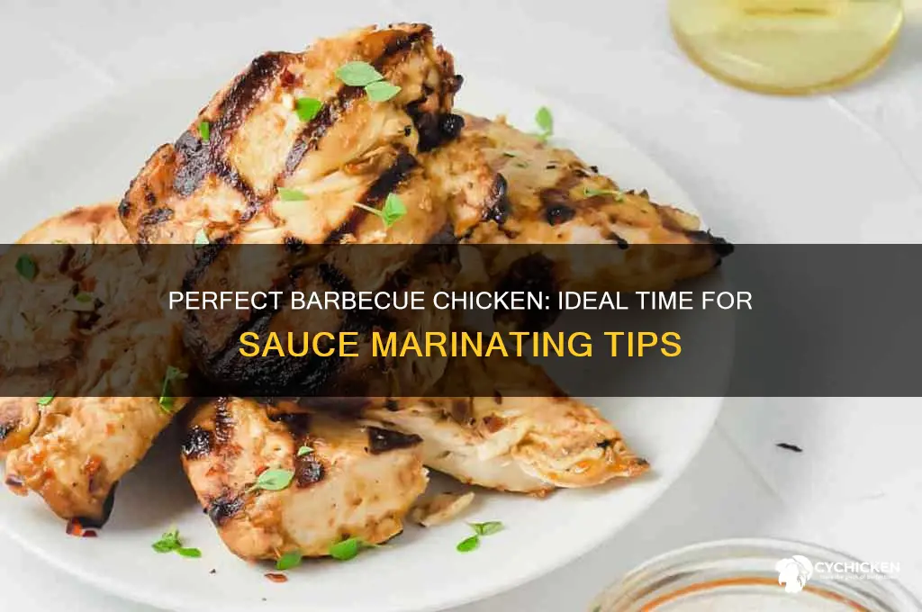 how long to sit chicken in barbecue sauce
