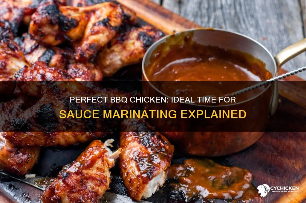 how long to sit chicken in barbque sauce
