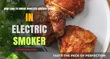 Perfectly Smoked Boneless Chicken Thighs: Electric Smoker Timing Guide