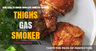 Perfectly Smoked Boneless Chicken Thighs: Gas Smoker Timing Guide