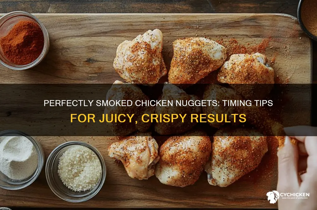 how long to smoke chicken nuggets